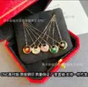 KARTE High Pair -Version Amulett Halskette für Frauen CNC Stahlsiegel Silber 18k dicker Roségold Anhänger