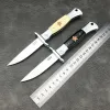 RU NKVD Finka Military AUTO Folding Knife 440C Blade Aluminum Handle Tactical Combat Gear Wilderness Survival Camping Automatic Knives