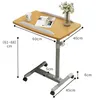 Folding Shelf Table Small Office Adjustable Room Height Adjustable Wood Nail Desk Study Portable Bureaux School Furniture OA50CD