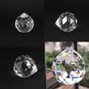 5 Size Clear Feng Shui Hanging Crystal Ball Sphere Prism Faceted Sun Catcher