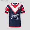 Jerseys Sydney Roosters 2024 Mens Home Rugby Jersey Nome personalizado e tamanho Size S-M-L-XL-XXL-3XL