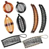 1Set Fischform Haarklauenklammern Banane Barrettes Haarnadel Haarschmuck für Frauen Haarzubehör Accessoires Weibliche Haarklamme