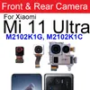 Module de caméra avant arrière pour Xiaomi Mi 11 Ultra Frontal Selfie Back Main Big Camera Flex Cable Câble de rechange