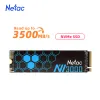 Drive Netac SSD NVME M2 1TB SSD 2TB 500 Go 250 Go M.2 2280 Disque à l'état solide interne à disque solide interne pour ordinateur portable pour ordinateur portable