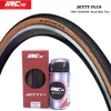 IRC Jetty Plus Bike Rodote Tire 700x23c 700x25c 700x28c Retro Amarelo Pneus de Pneus de Turrejamento Dobrável de Rodoa Amazeira Pneus de Bicicleta