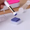 2-4pcs 미니 블렌딩 브러시 세트 부드러운 블렌딩 잉크 그림 작은 브러시 수공 도구 DIY 스크랩북 종이 카드 제작