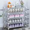 Simple Shoe Rack Metal Shoe Shelf Footwear Amazing Shoerack Living Room Furniture Shoes Organizer Stand Holder Shoe Cabinets