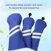 Golffahrerabdeckungen Golfteile Golfclub Kopfbezüge Accessoire Fine Sewing Universal Golf Woods Fahrer Hybrids Abdeckung