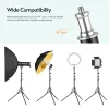 Tripods Photography Lighting Stand Light Tripod Stand Metal Ring Light Stand 200cm/ 78.7in Max. Height with 1/4" Screw for Photo Studio