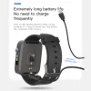 Montres T68 1,54 pouce Bluetooth Smart Bracelet Touch Heart Satefroproping Rappel sédentaire Sleep Monitor Spacker Tracker