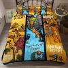 Ancient Egypt Luxury Liberdding Set Lit 3d Couvre-Couche de couette sets Full Double King Bed Linen Queen No Sheets 200 * 200 Cobre Leito Casal