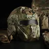 Casques de cyclisme W Casque d'assaut extérieur tactique construit dans le casque Protection de casque Camouflage intégré Casque Multifonctionnel Casque de protection Casque L48