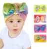 Children039S Tie Dye Hoofdband Elastische brede runder Baby Girl Hoofdbanden Hoofdband Girls Hair Bows Clips Accessoires Hoofdbanden voor C2243267