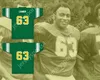 CUSTOM ANY Name Number Mens Youth Willie Lanier 63 Maggie L. Walker Governor's School Dragons Green Football Jersey 1 Top Stitched S-6XL