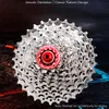 RISK 11T Flywheel Cover Flywheel Cap Aluminum Alloy Cassette Locking Ring For Mountain Road Bike Bicycle CNC Locked Washer