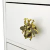 American Retro Bee Form Solid Messingmöbel Griff Türknöpfe und Griffe für Schrank Küchenschrank Schublade Pull Home Decor