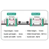 Guida lineare in miniatura MGN12 Guida L da 150 mm a 1150 mm con MGN12C MGN12H Carro a scorrimento a blocchi per parti della stampante 3D CNC