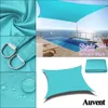 Sky Blue All Size Waterd Sun Shade Segel Quadrat Rechteck Dreieck Garten Terrasse Baldachin Pool Schatten Camp Wanderhilder Markennennmarke Marke