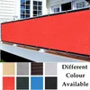 Red épaississeur anti-UV HDPE Sunshade Net Privacy Screen Sénalisation Clôture Netting Netting Pergola Balcony Cover Gazebo Outdoor Auvents