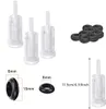 Plastic Airlock Homebrew Airlock Set with Silicone Grommets for Preserving Brewing Making Wine Fermenting