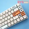 Аксессуары 125 клавиш Установите PBT XDA Profile Английский японские персонализированные клавиши для Cherry MX Switch Gaming DIY Механическая клавиатура