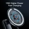 Essager Chargers 15W Qi Car Charger sem fio Montagem de telefone para iPhone 14 13 12 Pro Max Wireless Charging Portador de telefone carregador