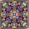 Spanish-style oversized print handkerchief 240410