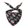 Love Is Love Dog Bandana Pride Month June Rainbow Gay Lesbian Pet Cuppy Collar Scarf Pet Bandana Forniture