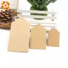 50PCS 3 Sizes Kraft Paper Tags Paper Labels Card Tag For DIY Christmas/Wedding /Party Favors Scrapbooking Kraft Gift Tags