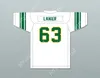 Benutzerdefinierte Namensnummer Herren Jugend Willie Lanier 63 Maggie L. Walker Gouverneur der Schule Dragons Football Jersey 2 Top genäht S-6xl