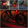 1 pièce / 2 pcs USB Bike Light Are