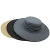 Big Head Man Большой размер Sun Hat Women Beach Fisherman Pure Cotton Panama Cap Plus Bucket Hats 5559 см 6065см240410