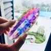 HD 10 stijlen Crystal Prisms Suncatcher Rainbow Maker Hanging druppels hanger voor raam ornament kroonluchter onderdelen DIY Home Decor