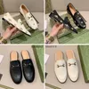 Дизайнерская серия Princetown Series Women Loafers Классическая одежда для обуви для ковфида металлическая пряжка Леди Роскошная Кожаная Случа