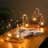 Kerzenhalter Nordic Light Luxury Tischdekoration Kerzenstrang Metal Iron Romantic Home Candlelight Dinner