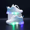 LED Luminous Kids Sneakers Boys and Girls Casual Sport Shoes