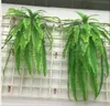 吊り植物人工緑の吊り先シダ草植物緑の壁植物絹の人工ヘッジ植物大きい植物