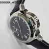 Panerass Watch Moda Yüksek Kaliteli Lüks Kol saatleri Staal Marina Erkekler Manuel Sargı 44mm Spor Düz Mineral Cam Aydınlatma Elleri Saklağı