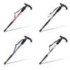 Trekking Poles Hiking Walking Sticks T Grip Mountaineering Backpacking Crutch Aluminum Alloy Anti-shock Portable Skiing Cane