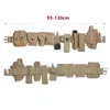 10pcs Police Trimmings Trimings Sécurité Contes de sécurité Military Training Puin Gardée Belt Utility Duty Support Warbelt Equipment