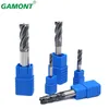 Gamont HRC50 4-Flute Freest Cutter Tungsten Steel Carbide Nano Coating Flat End Mill voor CNC Maching Machine Endmills Tools