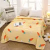 Blankets 1PC 100X150cm Cute Printed Spring Summer Comforter Adults Children Soft Breathable Quilting Quilt Single Bed Blanket Quilts