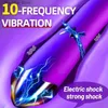 Andere Gesundheits Schönheit Elektromutionen Elektroschock Vibratoren für Frauen Vagina Clitoris Stimulator Männer Frauen analer Hinterhof G Spot Vibration Massagegeräte Erwachsene Erwachsene Toys L410