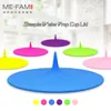 ME.FAM Universal 10cm Soft Silicone Cup Cover Steeple Drop Mug Lids Seal Anti-dust Glass Ceramic Plastic Water Cups Cap Reusable