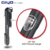 Giyo Mini Hand Pump Schrader/Presta Mtb Road Bicycle Pump с калибром насоса с насосом для велосипедных насосов для велосипедных шлаков велосипедных шлангов