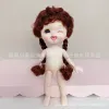 16 cm jouet nue bébé cheveux courts courts garçon en colère garçon et fille bjd poupée bricolage toy enfants cadeau à envoyer des chaussures