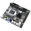 Cartes mères SZMZ H61 PC Motherboard LGA 1155 Kit avec Core i3 2120 CPU et 2 * 4GB DDR3 Plaque de mémoire PC Gamer Placa Mae LGA1155 avec NVME Port