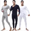 Herren thermische Unterwäsche Ankunft rund Hals Winter Modal Super großer männlicher doppelter Schicht Set Soft Comfort Plus Size XL-7XL TF8M001