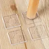 4PCS nuttige niet-slip slijtage-resistente vloerbeschermer dikke stoel poot doppen meubels voeten deksels tafelblokken antislip kussen