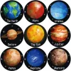 100/200X Solar System Planet Paper Sticker Outer Space Birthday Party Decor Sealing Sticker Kids Astronomy DIY Paper Sticker Tag